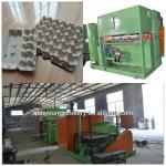 Small Egg Tray Maker With Metal Dryer Waste Paper Egg Tray Machine