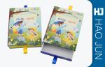 Handmade Cardboard Gift Boxes Coating Paper For Children Study Books