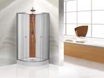 Custom Quadrant Sliding Door Shower Cubicles , Curved Shower Glass Enclosure