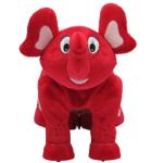 Plush electric toy car / stuffed animal toy car / Fantasy elephant plush car