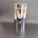 ISO9001 Double Wall Straight Length Stove Flue Pipe For Spigot Locking System