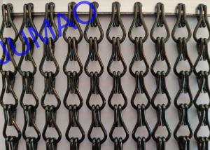 Quality Fly Screen Decorative Metal Curtains Ventilation With Different Colors wholesale