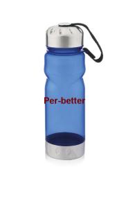 Quality 650ml Tritan water bottle with stainless steel cap/BPA FREE bottle wholesale