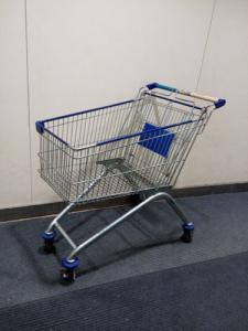 Quality Four Wheels European Metal Shopping Trolley Cart With Baby Seat wholesale