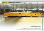 Motorized Rail Cart / Die Transfer Car Electric Magnetic Brake For Shipbuilding