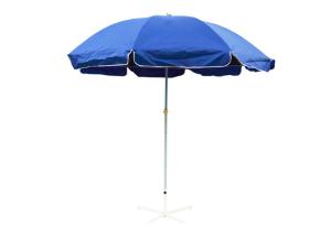 Quality Sun Protect Retractable Beach Umbrella , Sun Shade Umbrella For Beach Two Layers wholesale