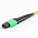 US CONNEC Singlemode MPO Products Mpo Optical Fiber Fanout Patch Cord MTP LC 12
