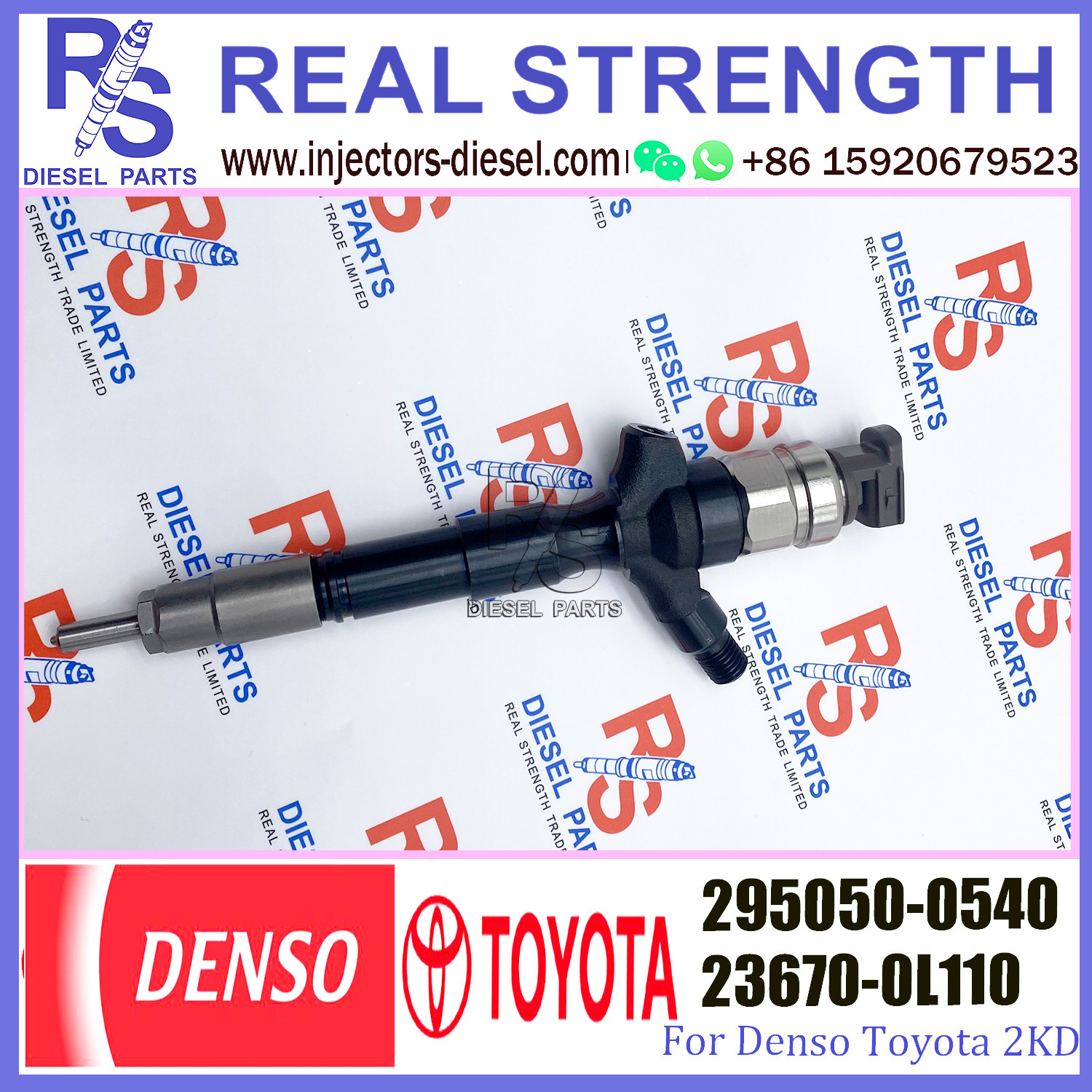 common rail injector 095000 0540 0950000540 095000-0540 for 6081T diesel pump injector
