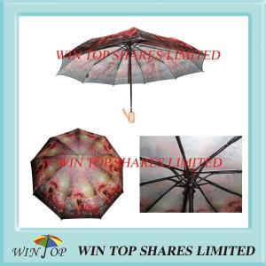 Quality 9 Ribs Flower Hot Transfer Lady Umbrella wholesale