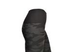 Black 95% Polyester Womens Seamless Leggings High Waist Scrunch Leggings