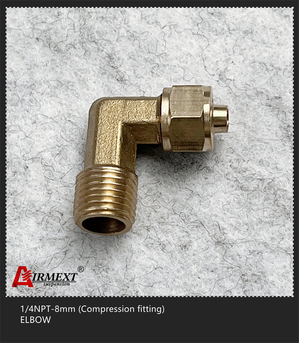 1/4NPT-8mm Quick Connect Air Fittings Air Compressor 90 Degree Elbow Fitting