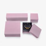 Purple Cardboard Jewelry Gift Box 3.5 X 2.5 X 1.5inch For Bracelet