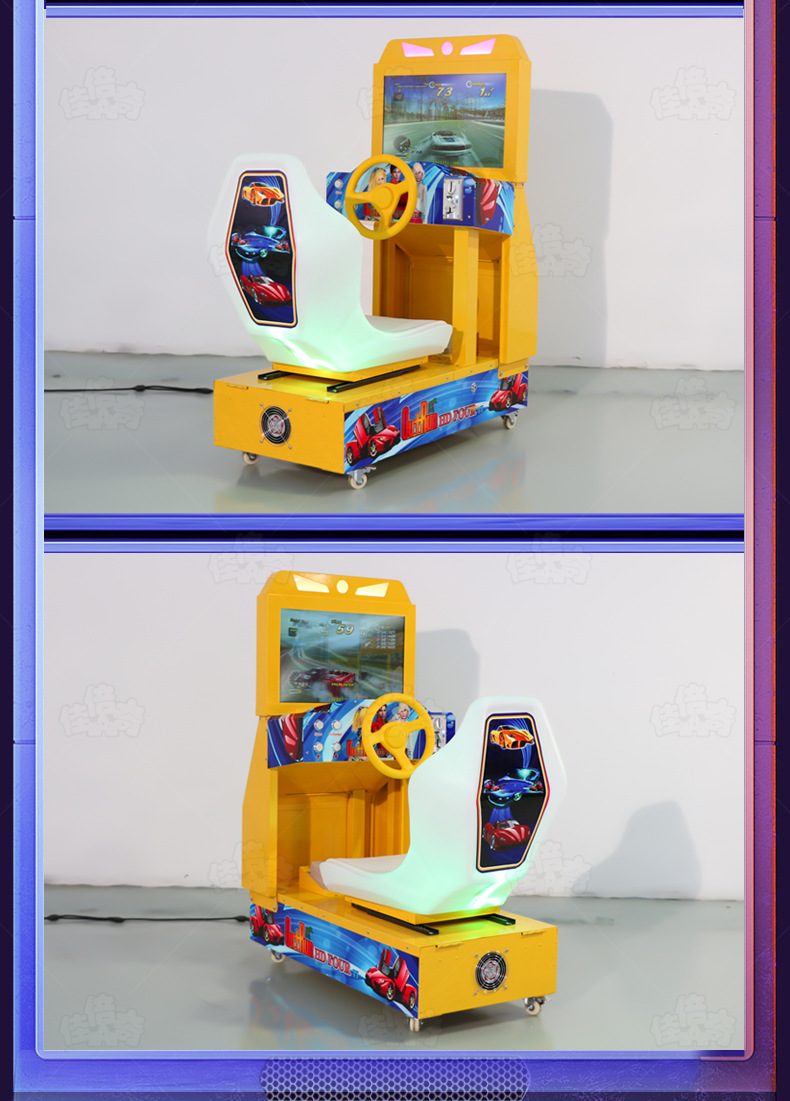Plug Type All kinds 3D Car Racing Outrun Game Machines for Kids Arcade Car Race Game
