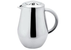 Quality SS304 French Coffee Press Plunger Double Wall Stainless Steel Coffee Plunger 1000ml wholesale