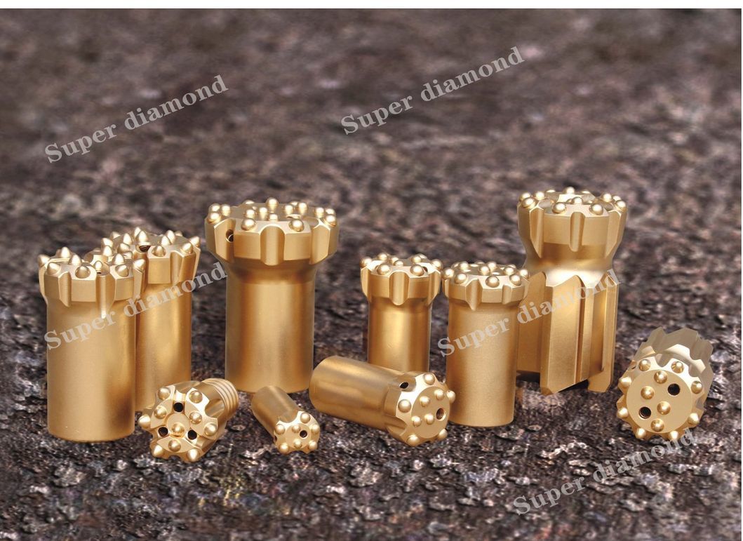 Bits Do Bot&atilde; O Do Bot&atilde; O Do Fio Do Fio De Carboneto De Tungst&ecirc; Nio PARA Drifting E Tunelamento T38 T45 T51 Fpr Blasting and Drilling