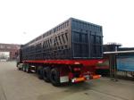 Bulk Cargo Carrier Van Curtain Side Semi Trailer For Heavy Duty Transportation