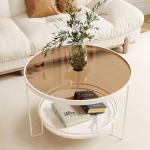Reeded Tempered Glass Coffee Table 3mm-12mm Small Glass Top Table