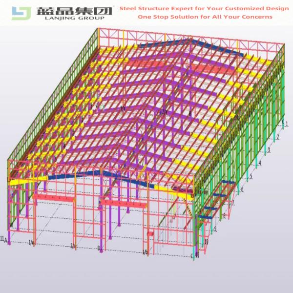 Cheap Modern Popular Steel Structure Factory Prefab Building Warehouse Workshop for sale