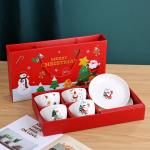Customizable Ceramic Home Decoration Tableware For Christmas Gift