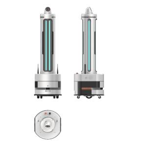Quality Voice Intercom Bacteria Killing Disinfecting UV Sterilizer Robot wholesale