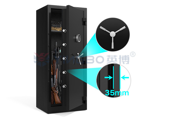 Firearm Protection Solid Steel Gun Safe Box For Secure Storage