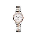 Silvertone Fashion Quartz Couple Watches Gift Set 3BAR Date Functional