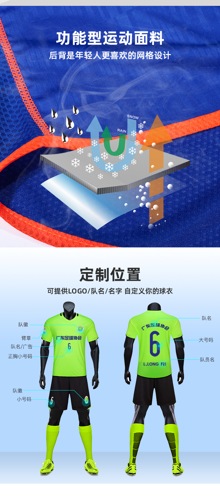Soccer Jerseys Sublimation Soccer Wear Training Football Shirts Custom Football Uniforms Soccer Team Football Jerseys For Men's