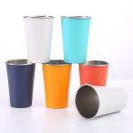260/350/400/500/600ML Outdoor Stainless Steel Camping Mug Single Wall Custom