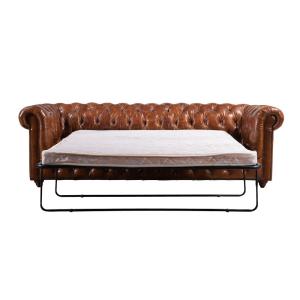 Quality Customized Vintage Leather Sofa Bed wholesale