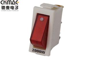 Quality 2000W / 3000W KCD Rocker Switch White Single Pole 15A Power NEON 3 Pins wholesale