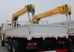 10 Ton Telescopic Boom Truck Mounted Crane, With 13.5m Max Lifting height For
