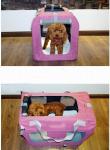 Foldable Breathable Dog Cat Pet Carrier Bag For Travelling