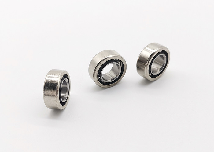 Low Friction Torque Stainless Steel Ball Bearing Low Vibration Design Size 3*8*4mm
