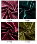 Printed Yellow Velvet Upholstery Fabric 250GSM Black Vintage Velvet Upholstery