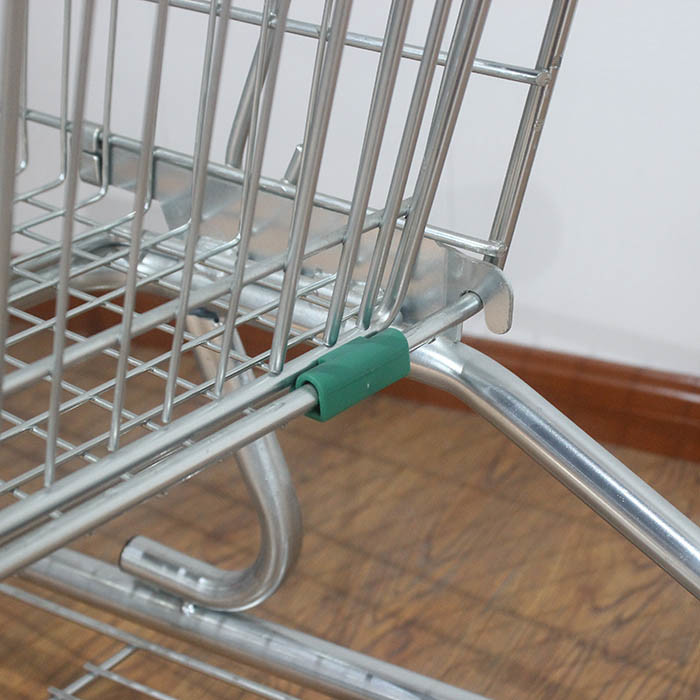 210L Durable Rolling Trolley Hot Selling Metal Shopping Trolley