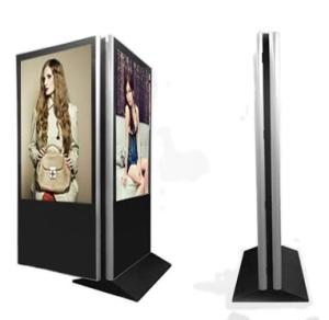 Quality 4G Network 43'' AD Kiosk Floor Standing LCD Advertising Display 1920x1080 / 3840x2160 wholesale