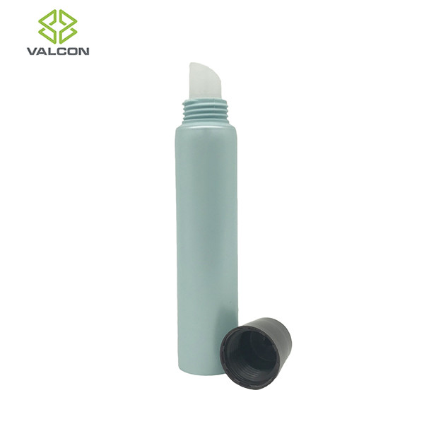Lip Balm Empty Plastic Tubes Brown Cap Clear Color Glossy Face Finish