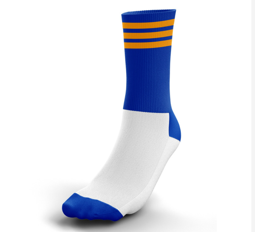 Cotton Crew Colour Plain Sport Hurling Socks Youth Basketball Socks