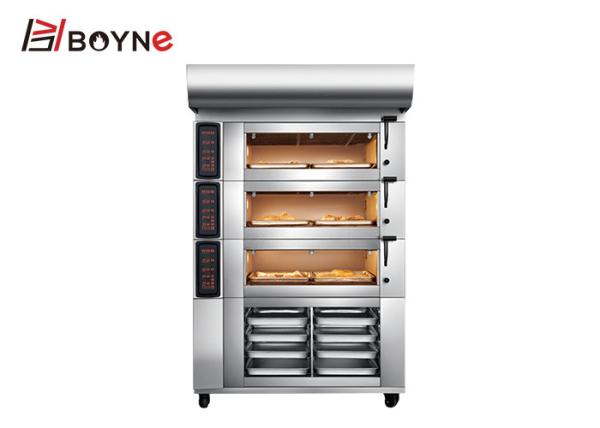 SS304 Commercial Bakery Kitchen Equipment High Temperature 9 Trays Electric