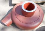 High Chrome Alloy OEM Slurry Pump Spare Parts Cr 27% In Red Color