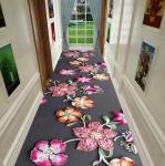 Plants And Flowers Commercial Floor Mat Entrance Corridor Stairway Hotel Mat