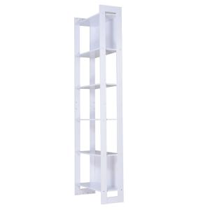 Quality 190cm Length MDF Board Wooden Vertical Bookshelf 0.038CBM For Living Room wholesale