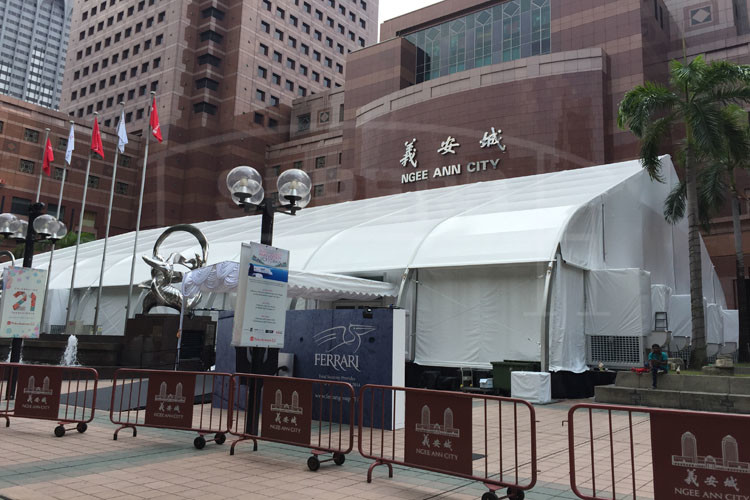 Waterproof PVC Aluminium Frame Tents 20mx30m For Storage Warehouse
