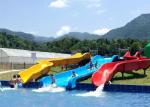 Commercial Above Ground Pool Slide Fiberglass Aqua Funny Equipment