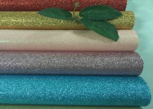 Quality Personalized Pu Glitter Material Fabric 50meters One Roll For Bags Decor wholesale