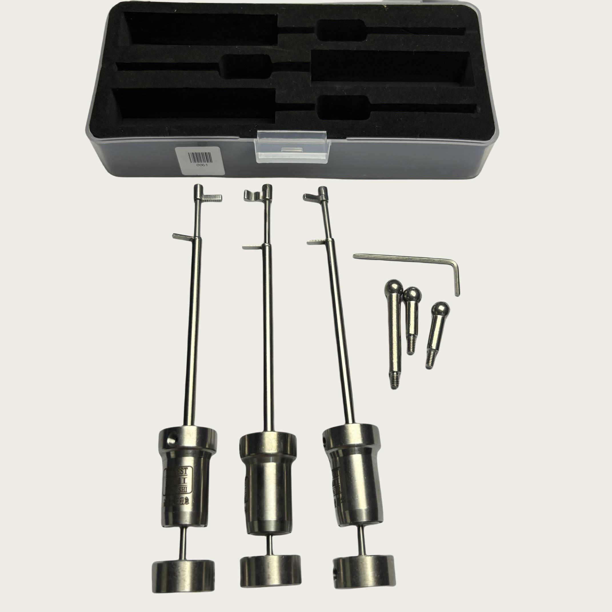2 Pcs Locksmith Safe Tools Single Blade / Double Blade Lockpicking Training Kit