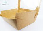 8oz - 40oz Kraft Paper Takeaway Boxes Tuck Top Salad Boxes For Street Foods