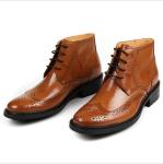 Autumn / Spring Mens Ankle Boots Mens Real Leather Chelsea Boots