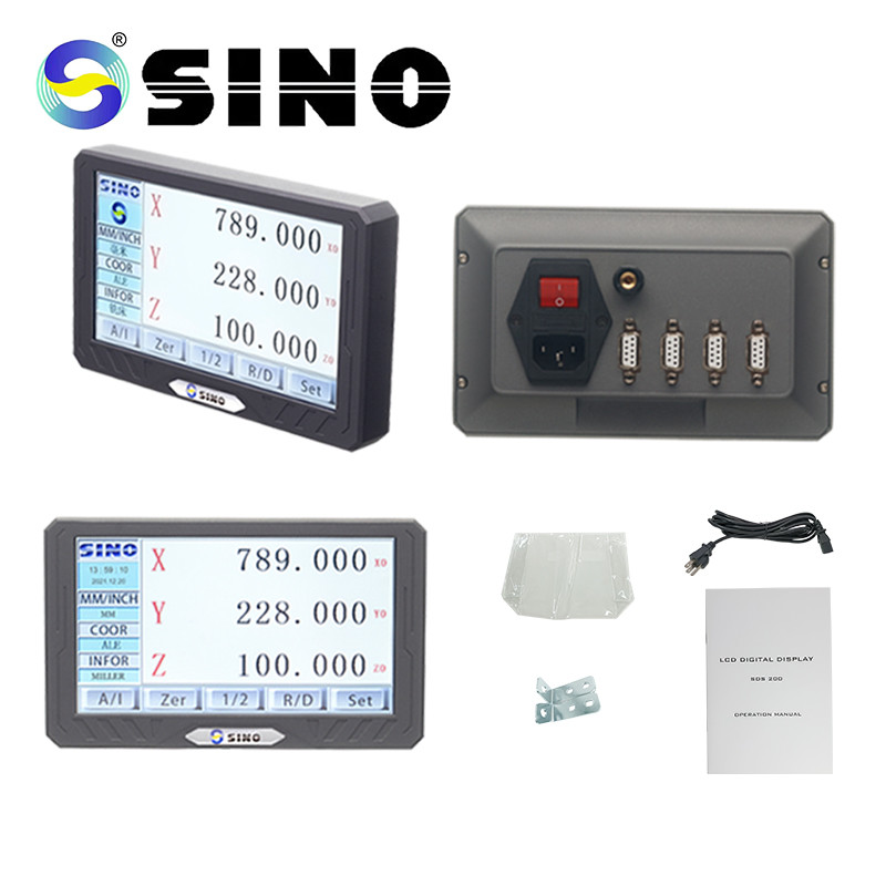 Digital Readout Kits For SINO 200S Milling Machines DRO Optical Sensor Linear Scale System