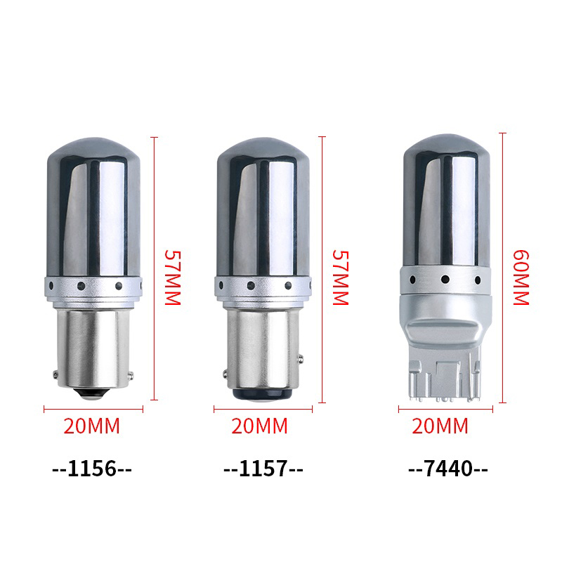 144SMD Auto 2880lm LED Tail Light Bulbs 1157 P21W 7443